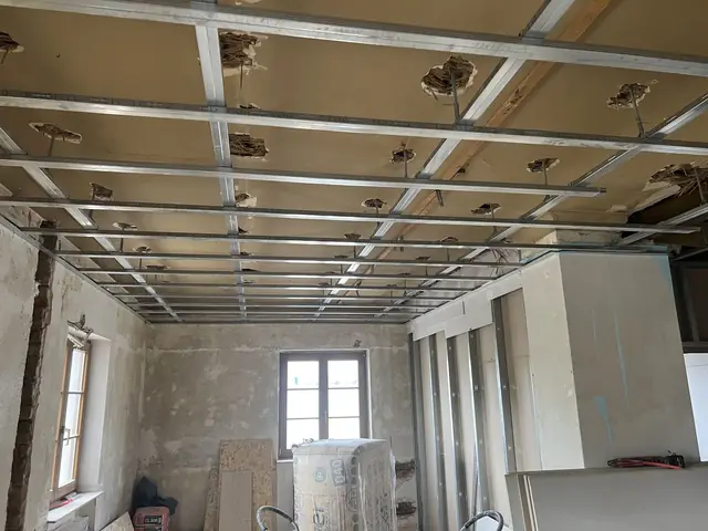Unterkonstruktion einer abgehängten Decke